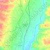 Топографическая карта Yunquera de Henares, высота, рельеф