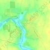 Топографическая карта Смольяны, высота, рельеф