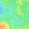 Топографическая карта Нева, высота, рельеф