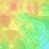 Топографическая карта Бородино, высота, рельеф
