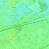 Топографическая карта Astene, высота, рельеф