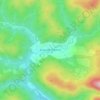 Топографическая карта Большое Псеушхо, высота, рельеф