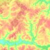 Топографическая карта Грицовское сельское поселение, высота, рельеф