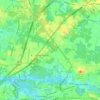 Топографическая карта Westampton, New Jersey, высота, рельеф