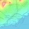 Топографическая карта Арресифе, высота, рельеф
