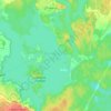 Топографическая карта Валдайское озеро, высота, рельеф