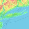 Топографическая карта Long Island, высота, рельеф