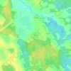 Топографическая карта Левое, высота, рельеф
