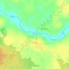 Топографическая карта Болшево, высота, рельеф