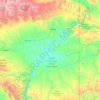 Топографическая карта Uintah County, высота, рельеф