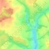 Топографическая карта Мостытычи, высота, рельеф