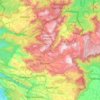 Топографическая карта Devikulam, высота, рельеф