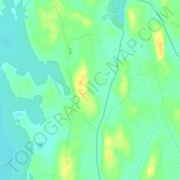 Топографическая карта Cloghans, высота, рельеф