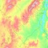 Топографическая карта Balâ, высота, рельеф