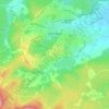 Топографическая карта Трускавец, высота, рельеф