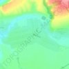 Топографическая карта Трофимово, высота, рельеф