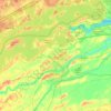Топографическая карта Massena, высота, рельеф