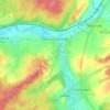 Топографическая карта Mont-sur-Meurthe, высота, рельеф