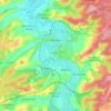 Топографическая карта Verdun, высота, рельеф