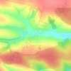 Топографическая карта Малые Проходы, высота, рельеф