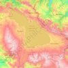 Топографическая карта Гехаркуникская область, высота, рельеф