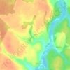 Топографическая карта Титово, высота, рельеф