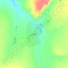 Топографическая карта Ахмерово, высота, рельеф