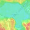 Топографическая карта Гладышевское озеро, высота, рельеф