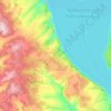 Топографическая карта сельское поселение Новодевичье, высота, рельеф