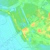 Топографическая карта Ферменское озеро, высота, рельеф