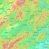 Топографическая карта Chun'an County, высота, рельеф