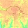 Топографическая карта Blue Grass, высота, рельеф