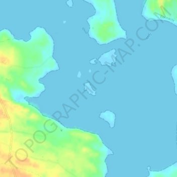 Топографическая карта Freaghillan, высота, рельеф
