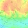 Топографическая карта Турец, высота, рельеф