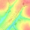 Топографическая карта Сотнур, высота, рельеф