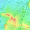 Топографическая карта Warndon, высота, рельеф