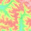 Топографическая карта Перелюбское сельское поселение, высота, рельеф