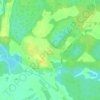 Топографическая карта Палкино, высота, рельеф