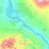 Топографическая карта Lake Havasu, высота, рельеф