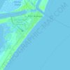 Топографическая карта Port Aransas, высота, рельеф