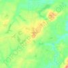 Топографическая карта Fairfield Glade, высота, рельеф