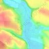 Топографическая карта Скоморохи, высота, рельеф