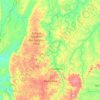 Топографическая карта Diamantina, высота, рельеф