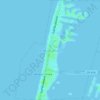 Топографическая карта Belleair Beach, высота, рельеф