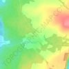 Топографическая карта Беркуты, высота, рельеф