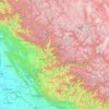 Топографическая карта Himachal Pradesh, высота, рельеф