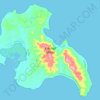 Топографическая карта Katchall Island, высота, рельеф