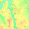 Топографическая карта Мглин, высота, рельеф