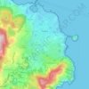 Топографическая карта Ischia, высота, рельеф