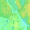 Топографическая карта Заозерье, высота, рельеф